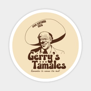 Vintage Gerry's Tamales // Funny President Gerald Ford San Antonio Tamale Magnet